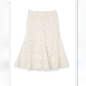 ETC Embroidered silk skirt